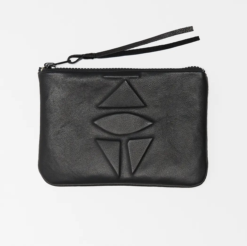 Moon Goddess Leather Pouch