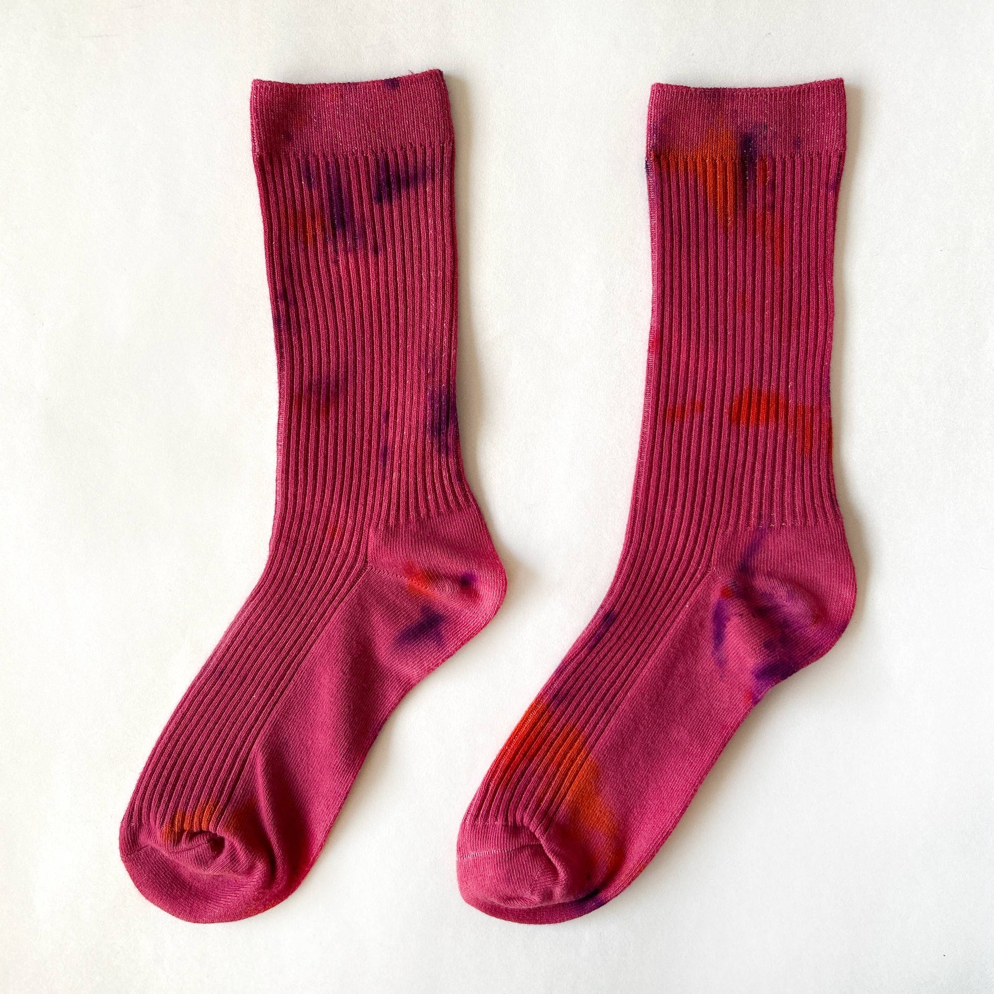 Heart Hand-dyed Dressy Socks