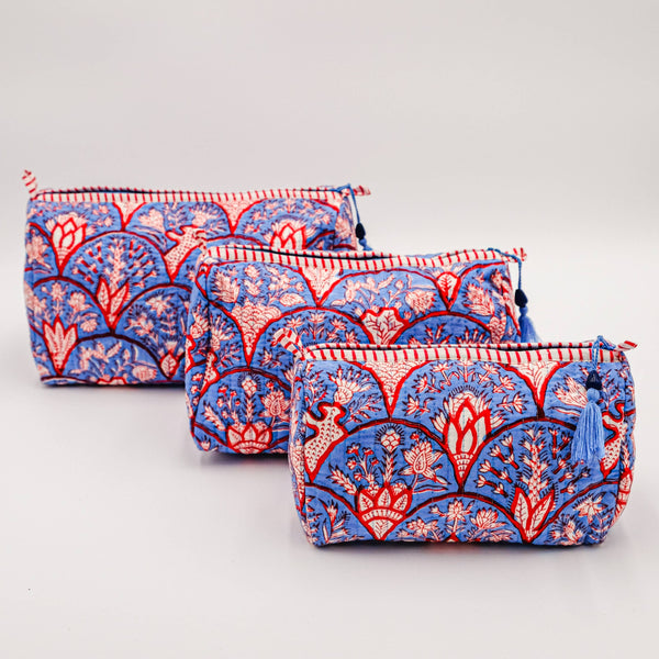 Blue Arch Toiletry Bag