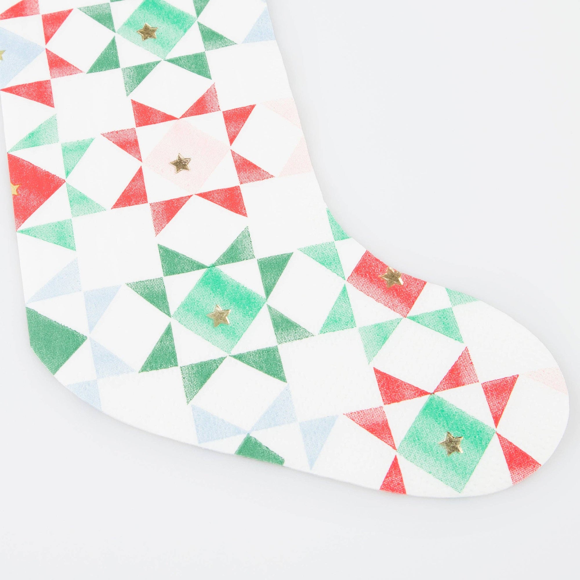 Patchwork Stocking Paper Napkins