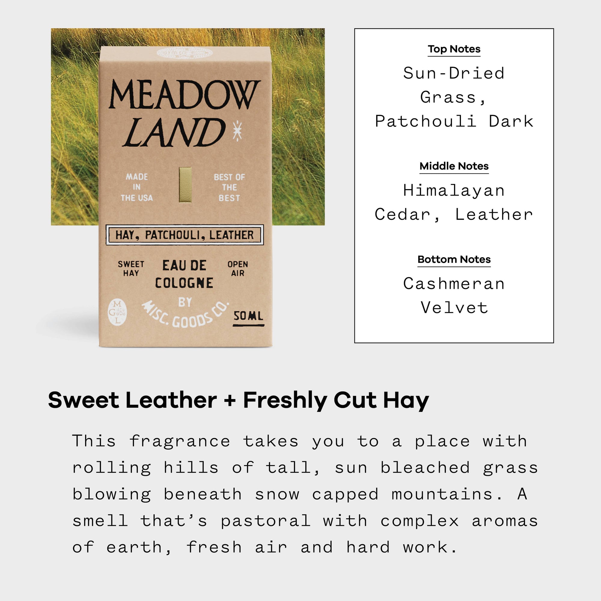 Meadowland Eau de Cologne