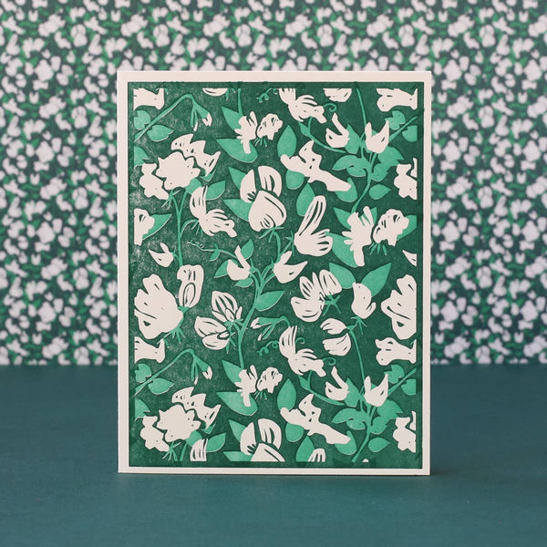 Edible Flowers Letterpress Card Set