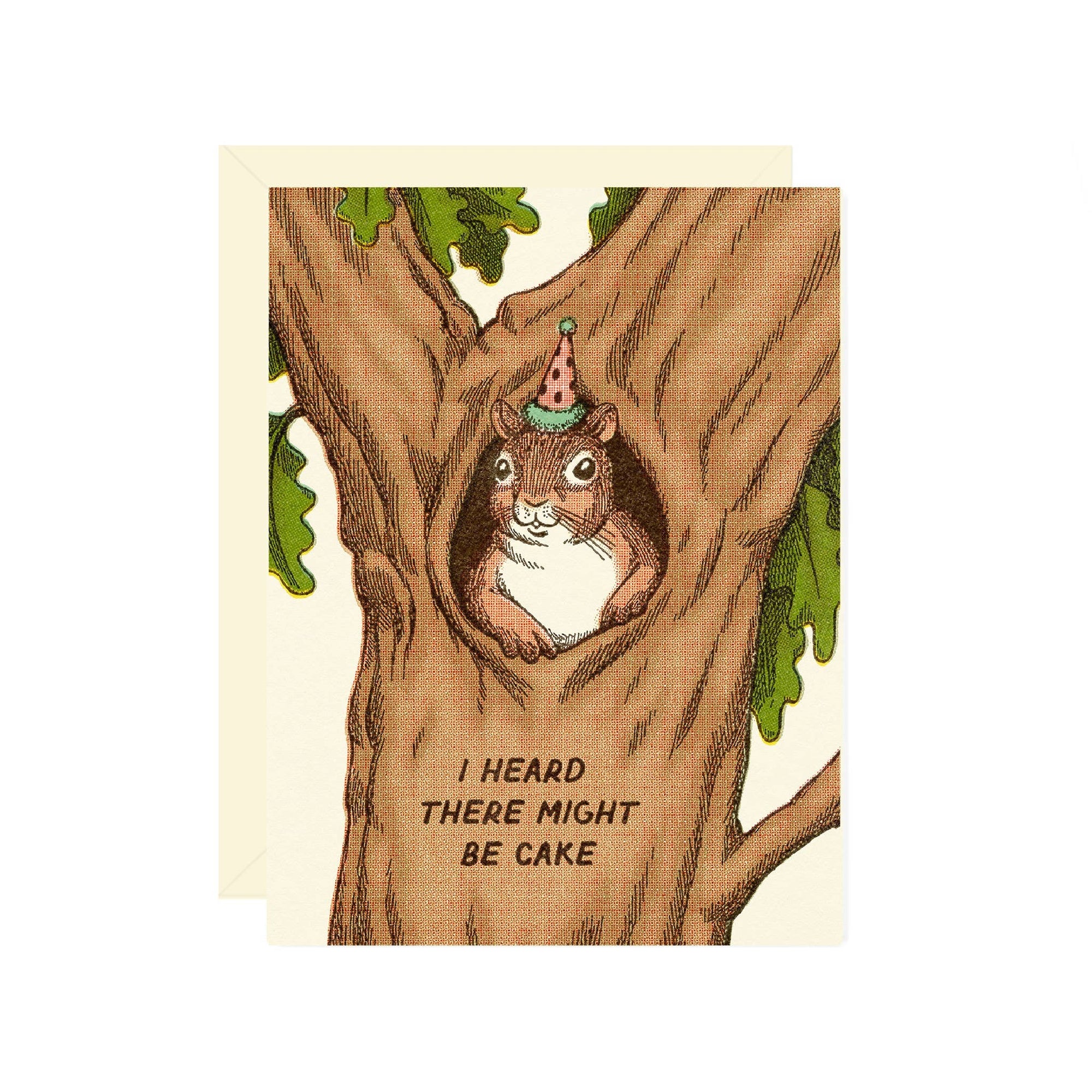 Squirrel Birthday Greeting Card