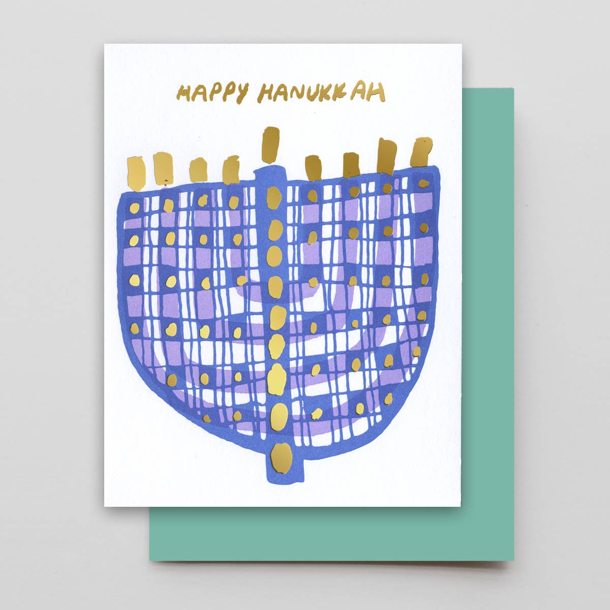 Hanukkah Foil Greeting Card