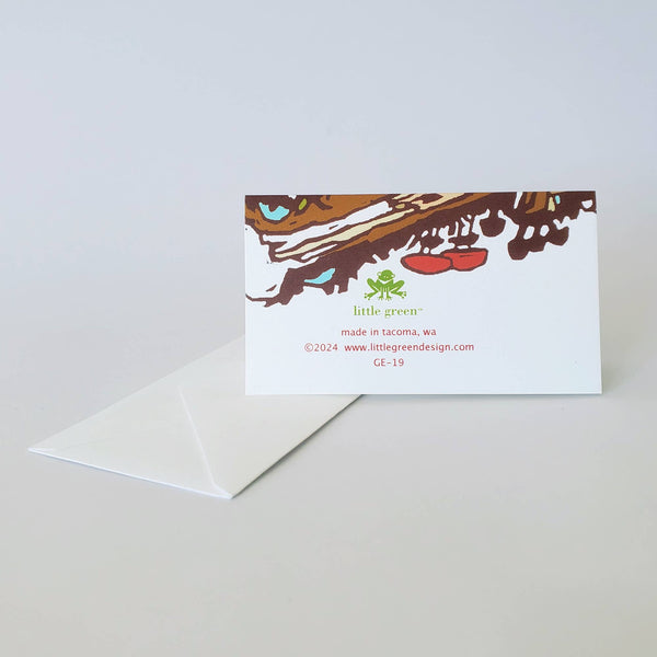 Red Mushroom Mini Card