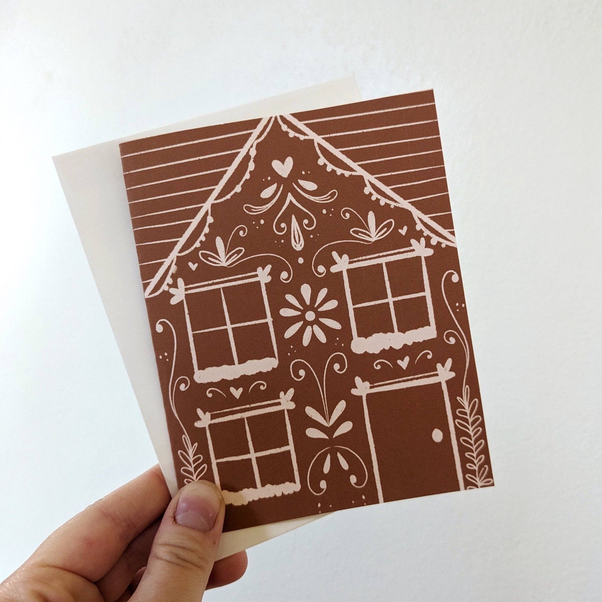 Gingerbread Houses Notecard Set