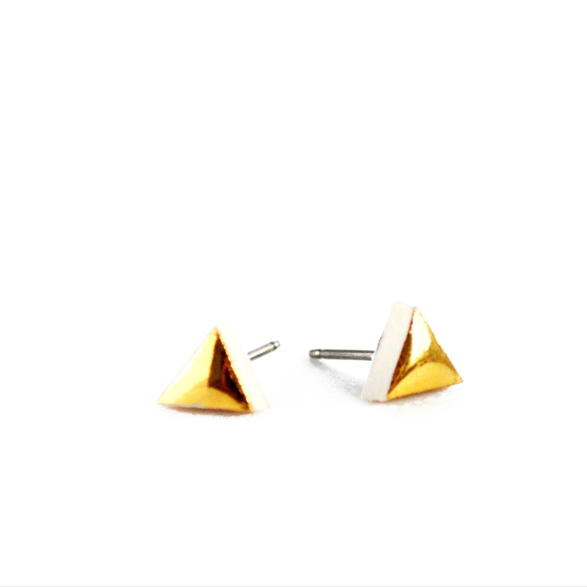 Gold Triangle Studs - RIDER