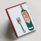Santa's Champagne Note Card Set