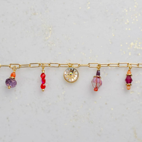 Fire Sign Charm Bracelet
