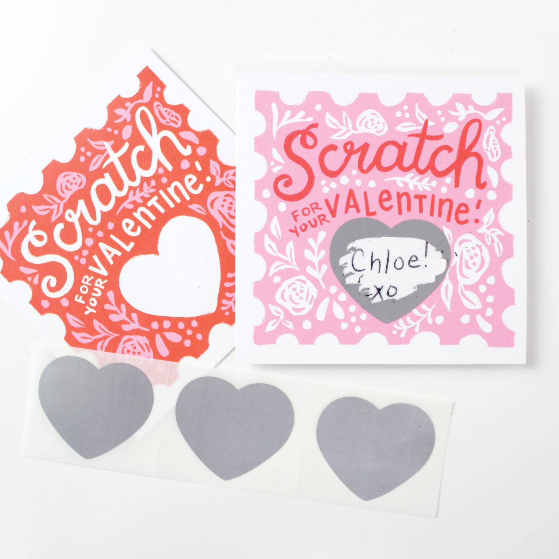 Scratch-off Valentine Cards