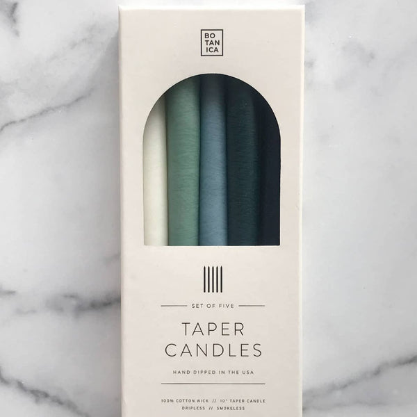 Water Taper Candles Set