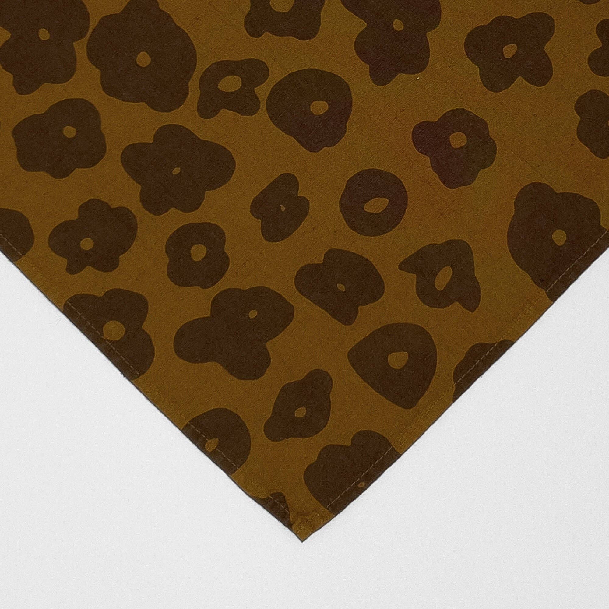 Celeste Napkin Set - Raw Sienna & Faded Black