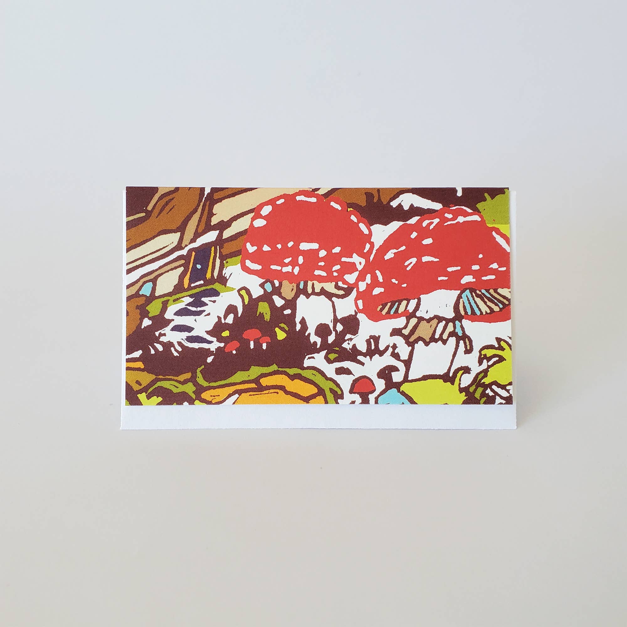 Red Mushroom Mini Card