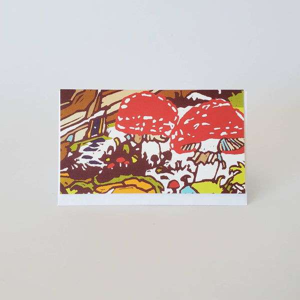 Red Mushroom Mini Card