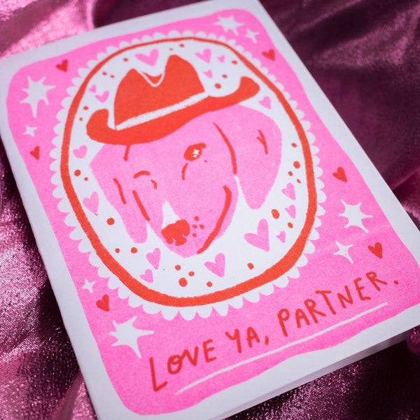 Love Ya, Partner Greeting Card