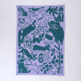 Dogs Day Out Tea Towel