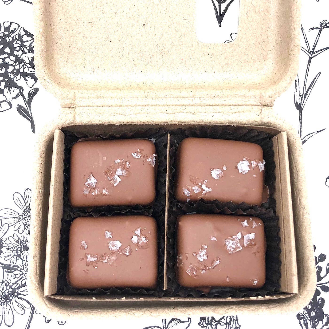 4 Piece Milk Chocolate Salted Caramels - RIDER