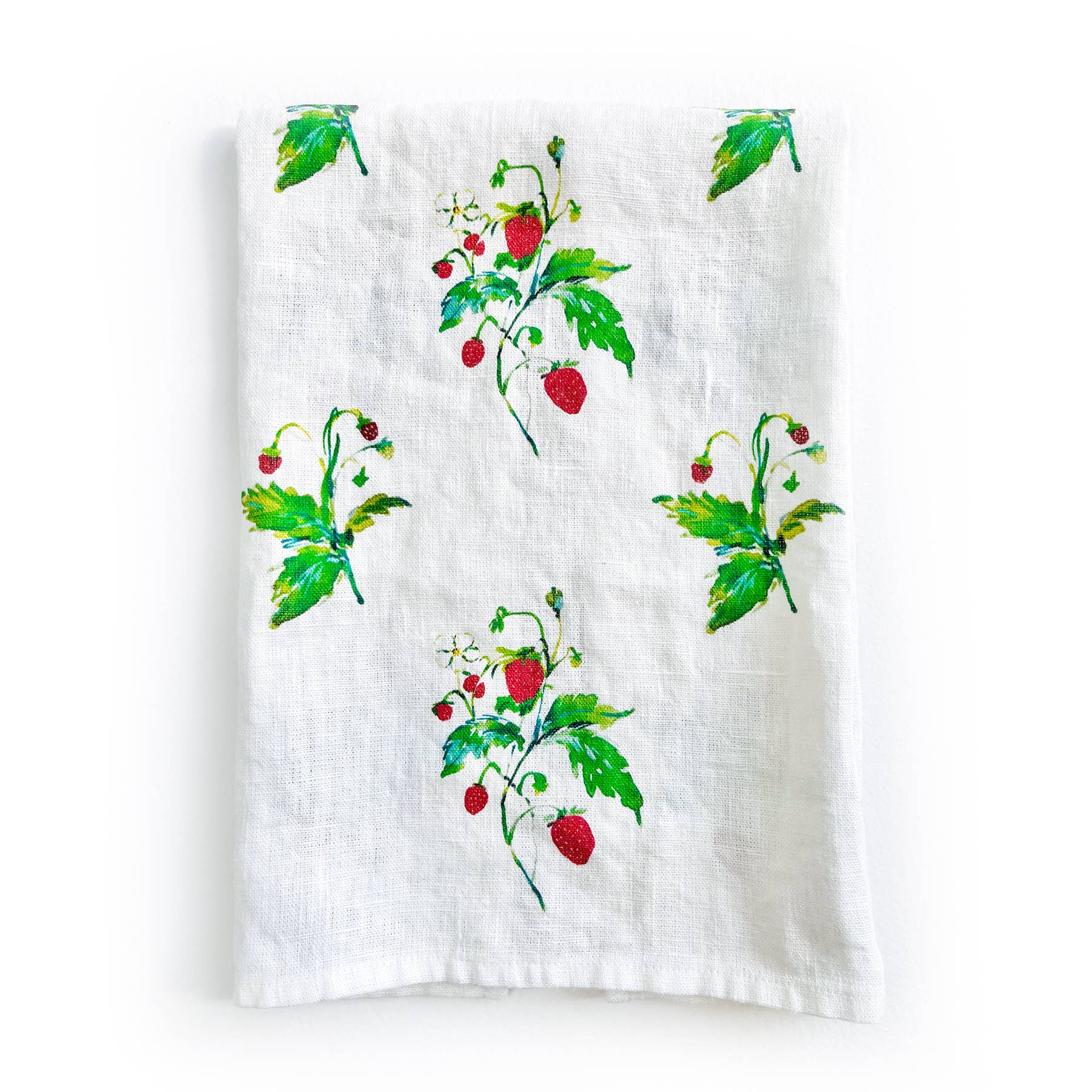 Wild Strawberries Kitchen Towel