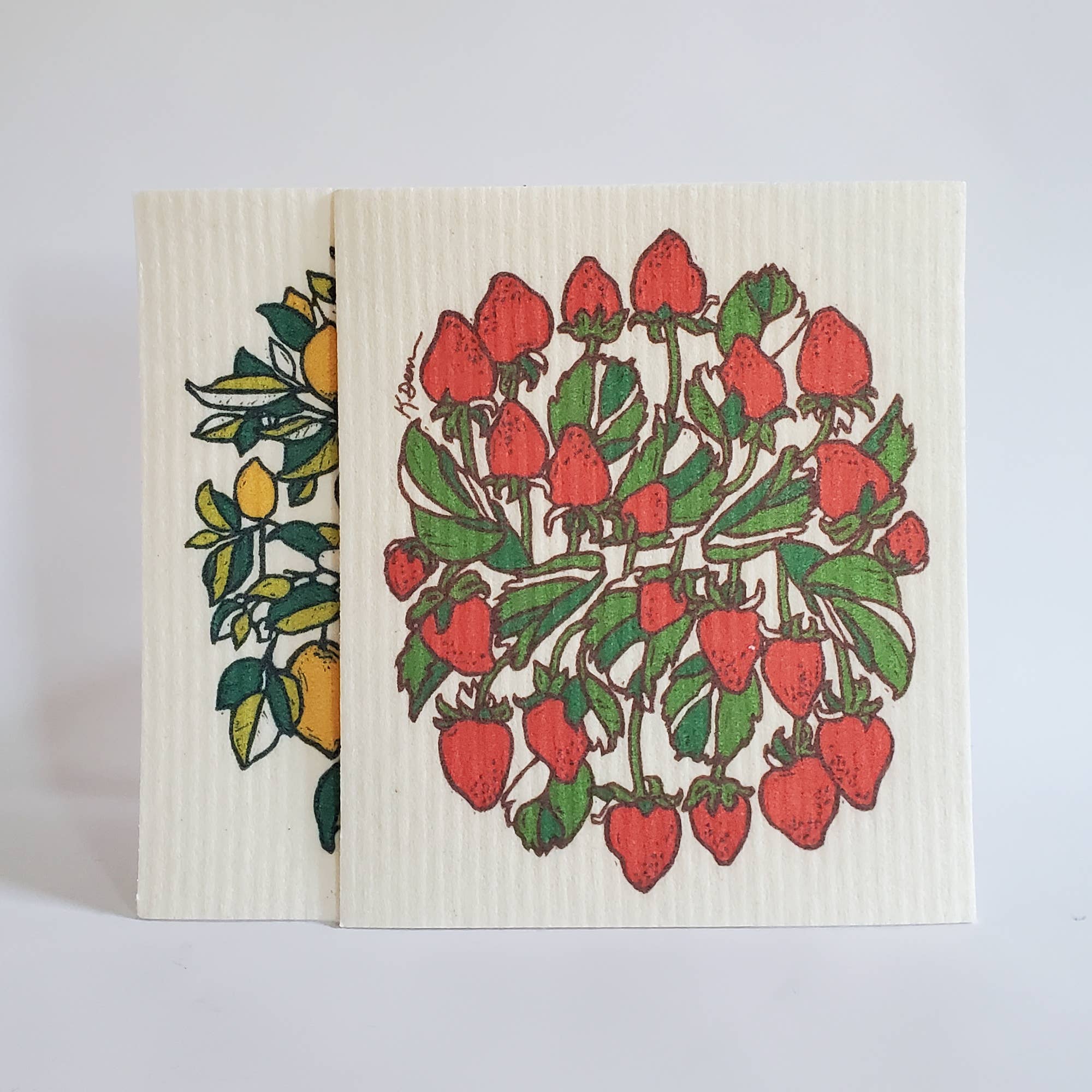 Strawberry Swedish Dishcloth