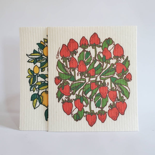 Strawberry Swedish Dishcloth