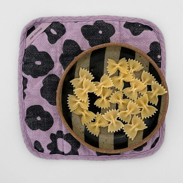 Celeste Potholder - Purple & Black