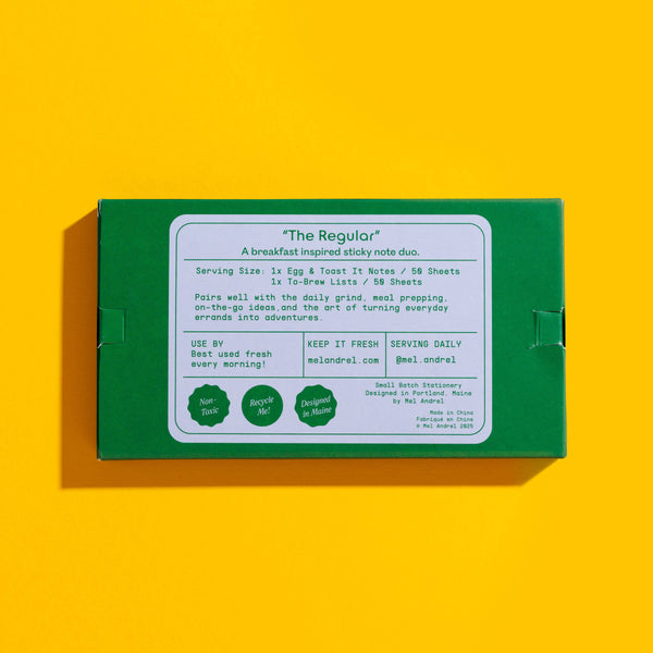 "The Regular" Sticky Note Set