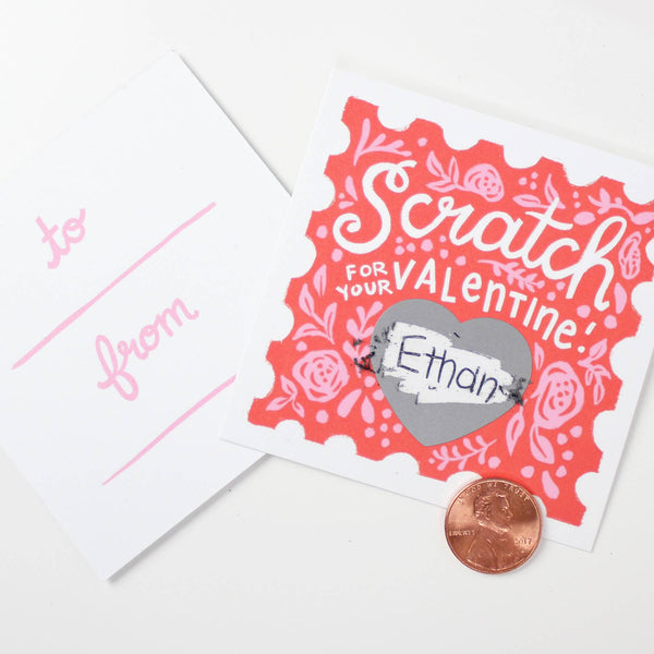 Scratch-off Valentine Cards