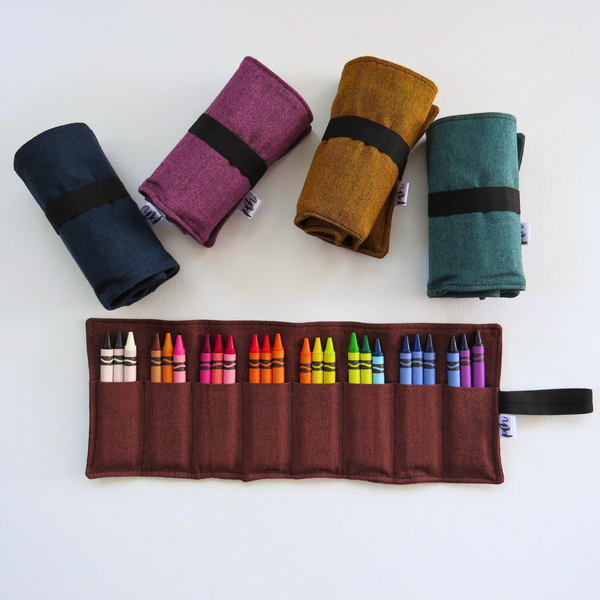 Cloth Crayon Roll-Up