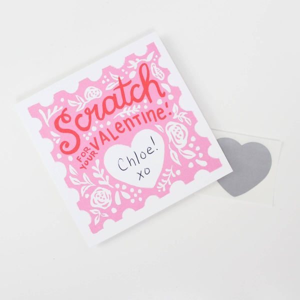 Scratch-off Valentine Cards