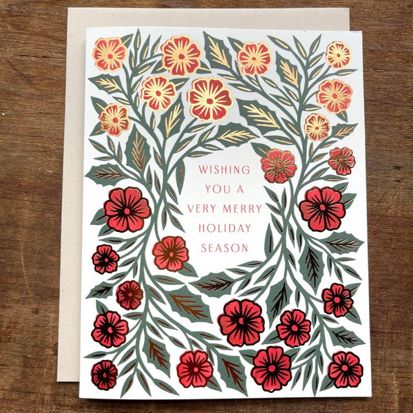 Very Merry Holiday Greeting Card