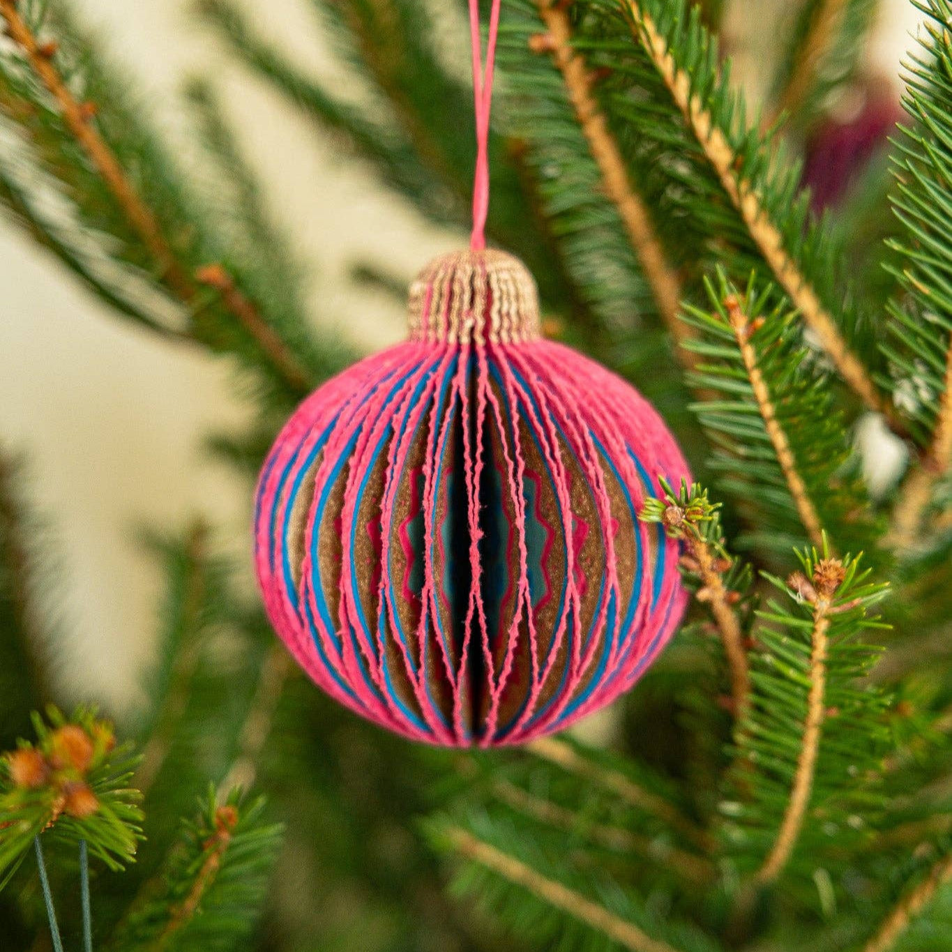 Pink Bauble Honeycomb
