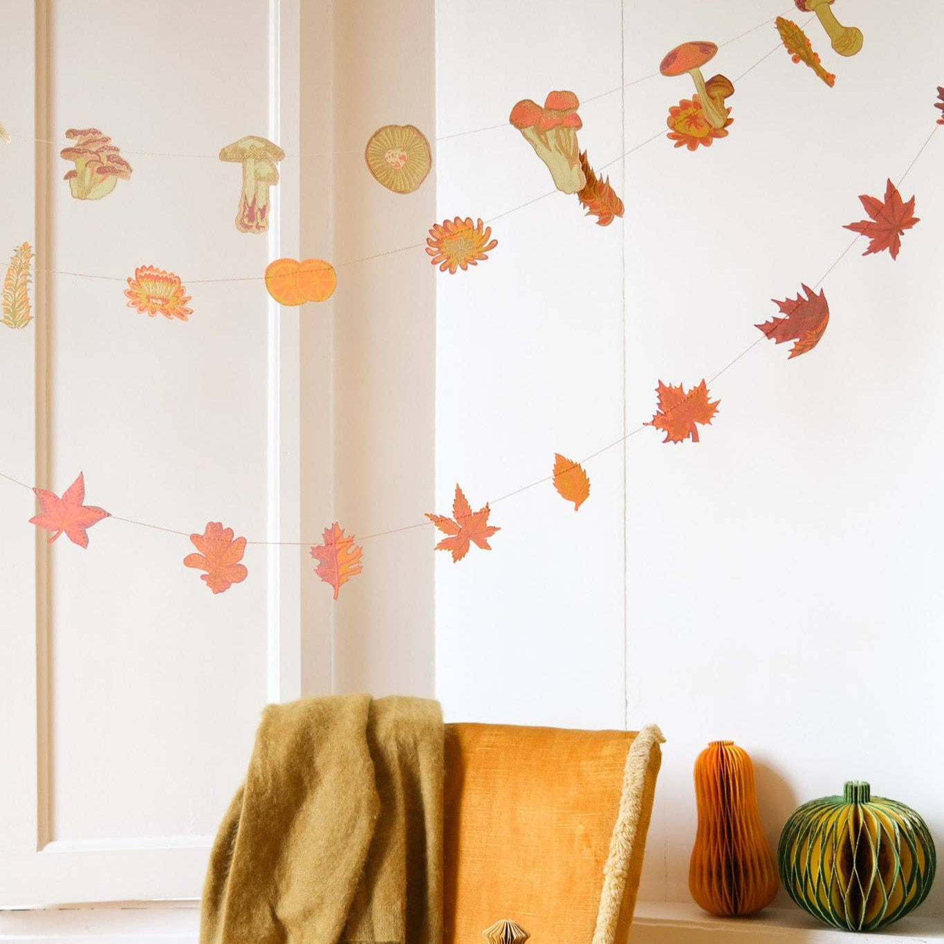 Autumn Blooms Garland