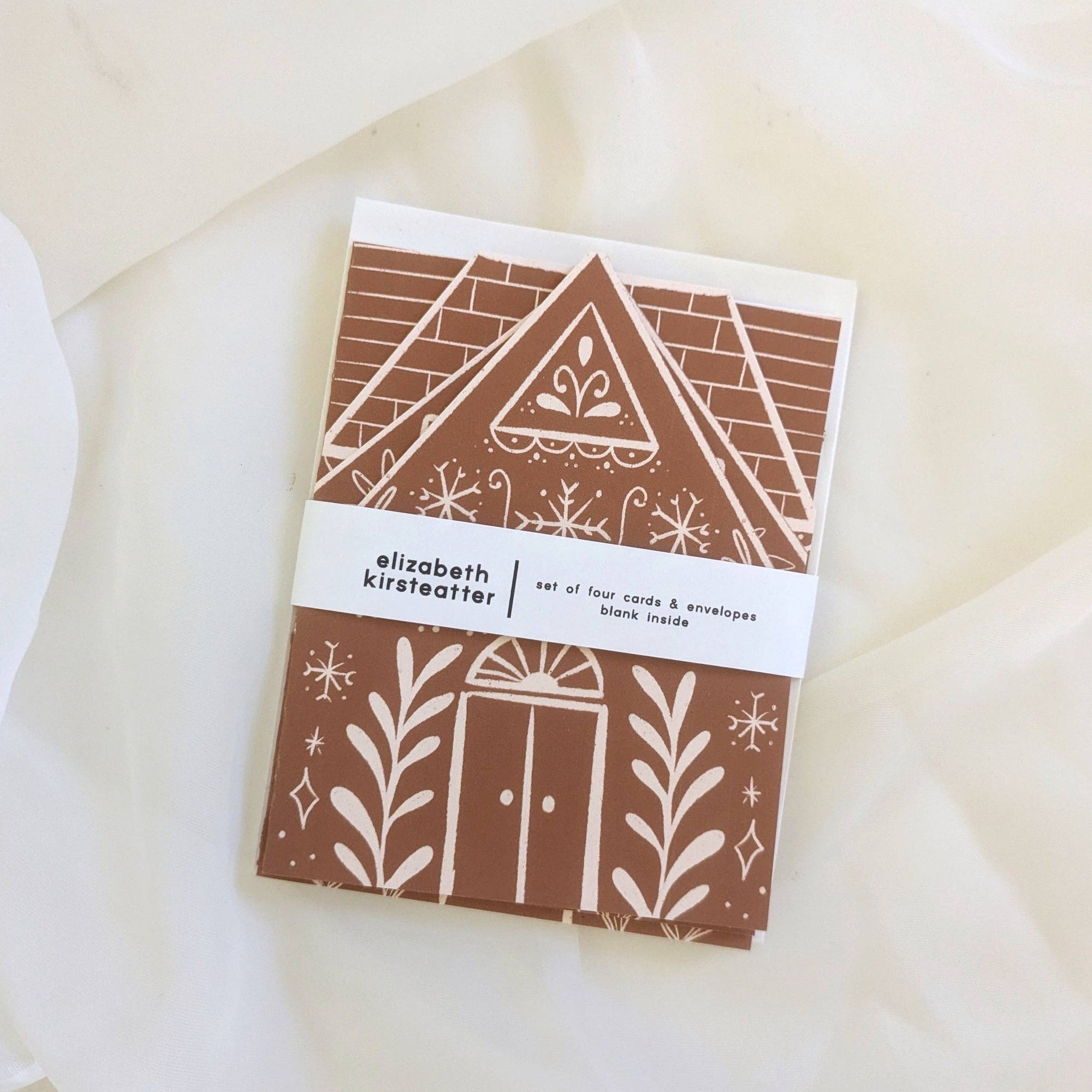Gingerbread Houses Notecard Set