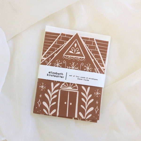 Gingerbread Houses Notecard Set