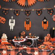 Vintage Halloween Cat Garland