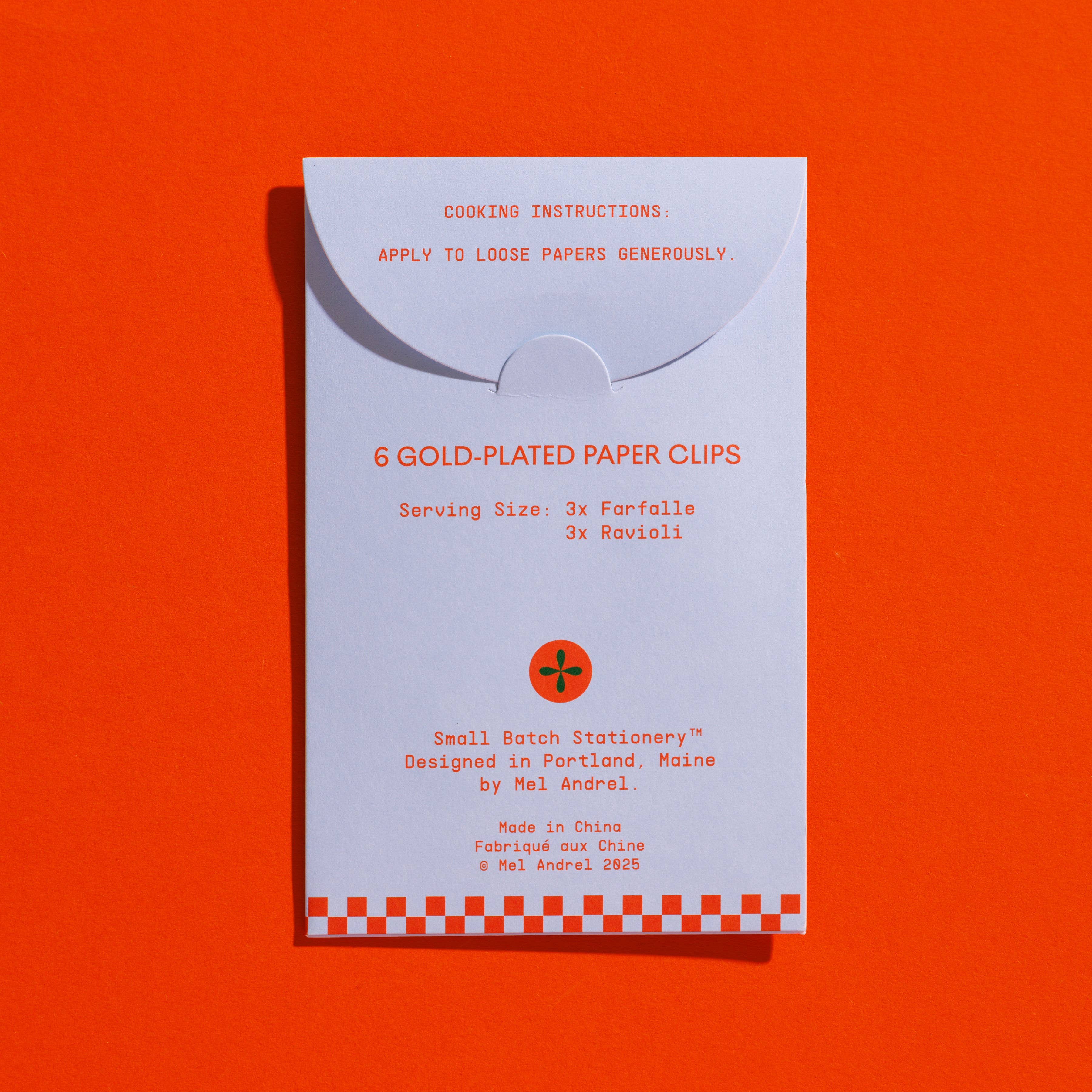 Pasta Paper Clips - RIDER