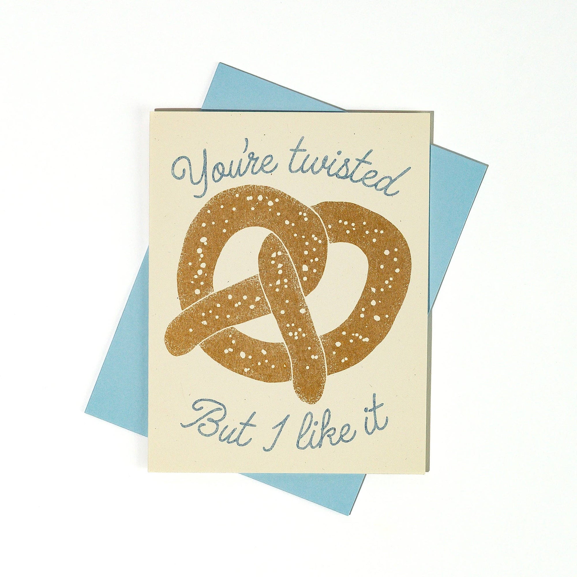 Twisted Pretzel Greeting Card