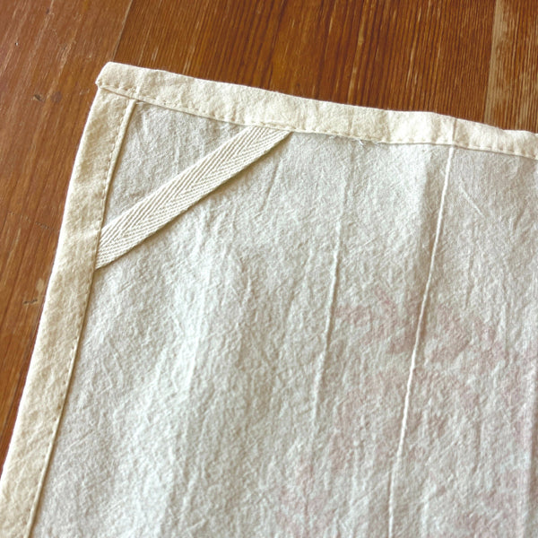 Red Clay Floral Tea Towel