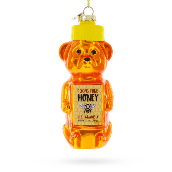 Honey Bear Glass Ornament
