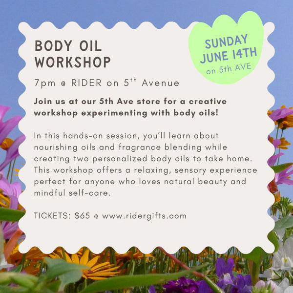 Make Your Own Sugar Scrubs & Body Oils - Workshops May 3 & June 14