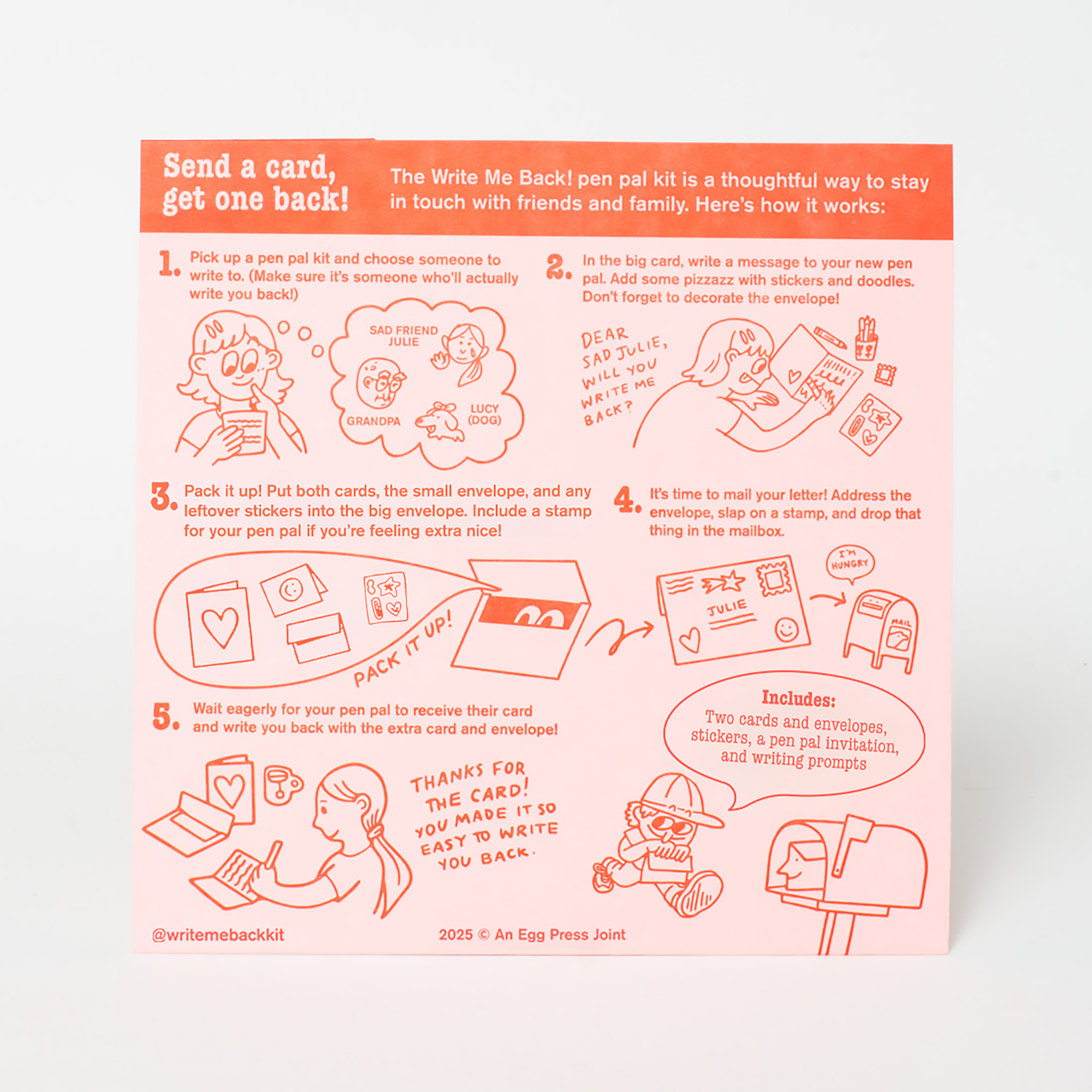 Love + Heart Friend Pen Pal Kit