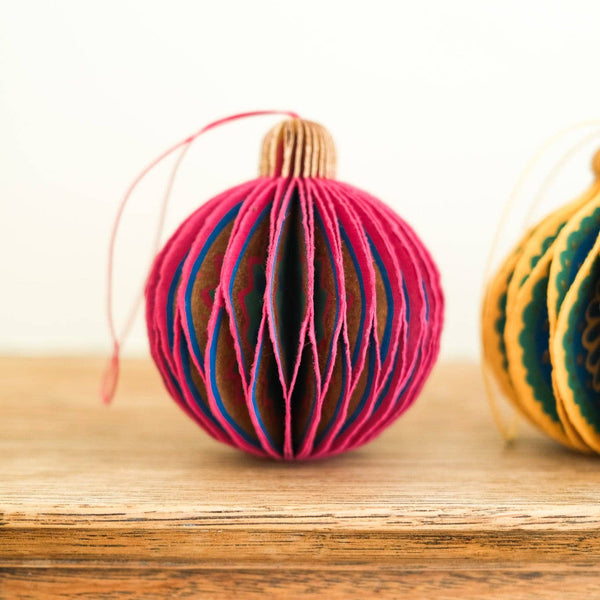 Pink Bauble Honeycomb