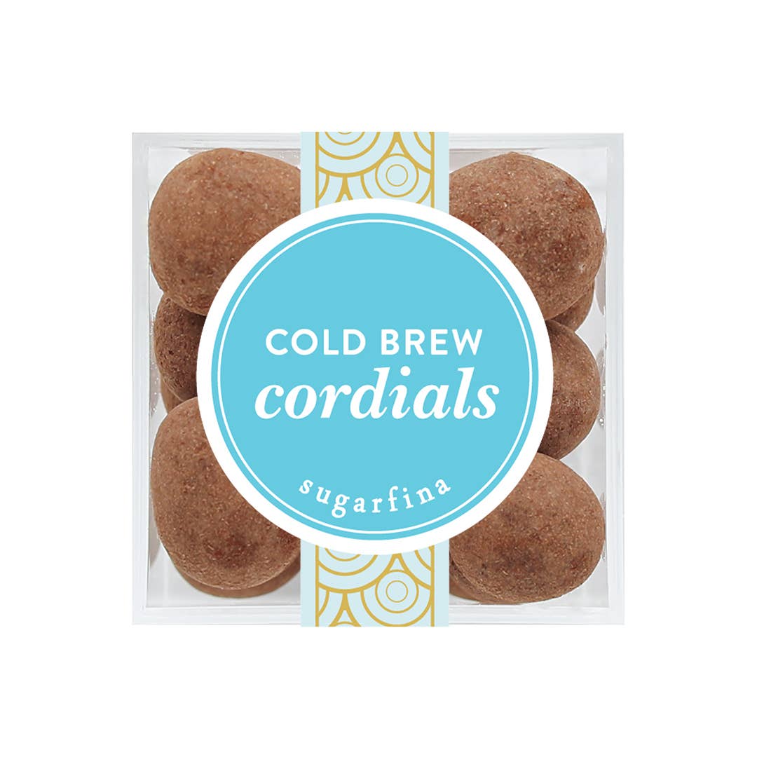 Pack of cold brew cordials by Sugarfina on a white background