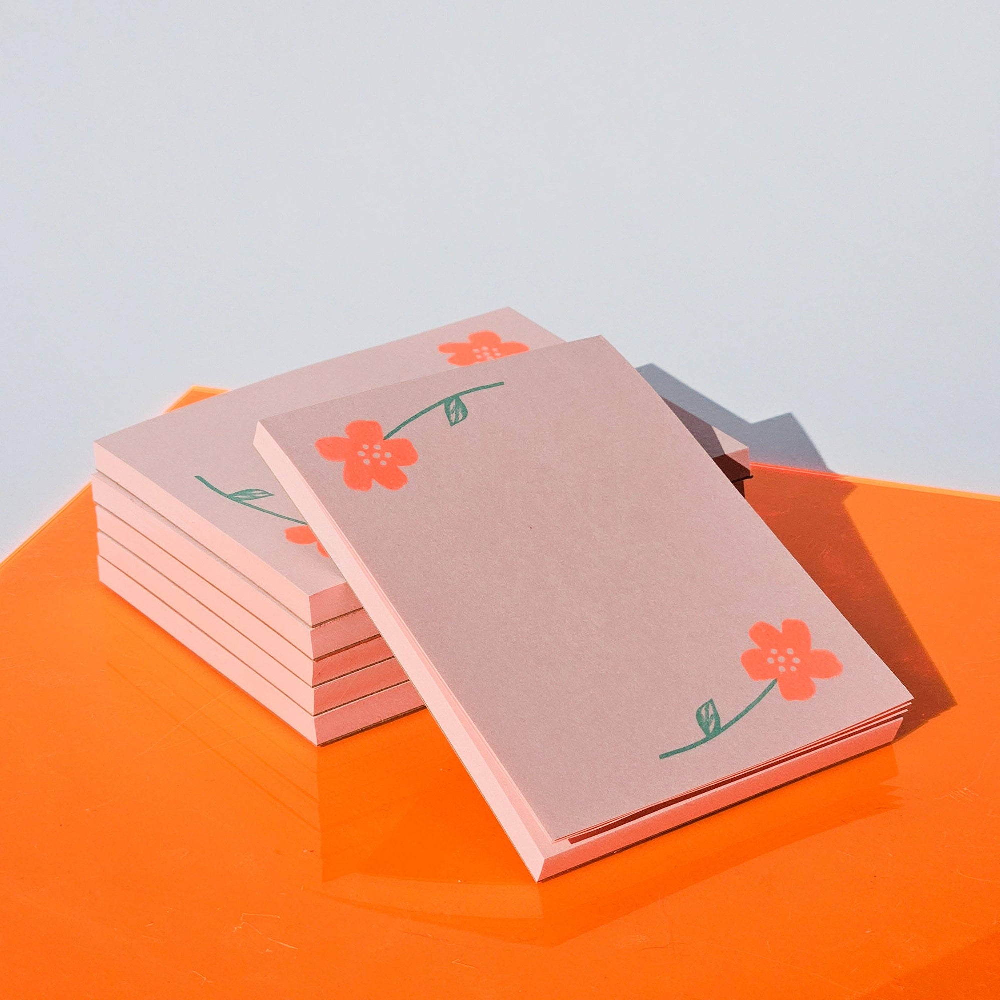 Flower Pair Notepad