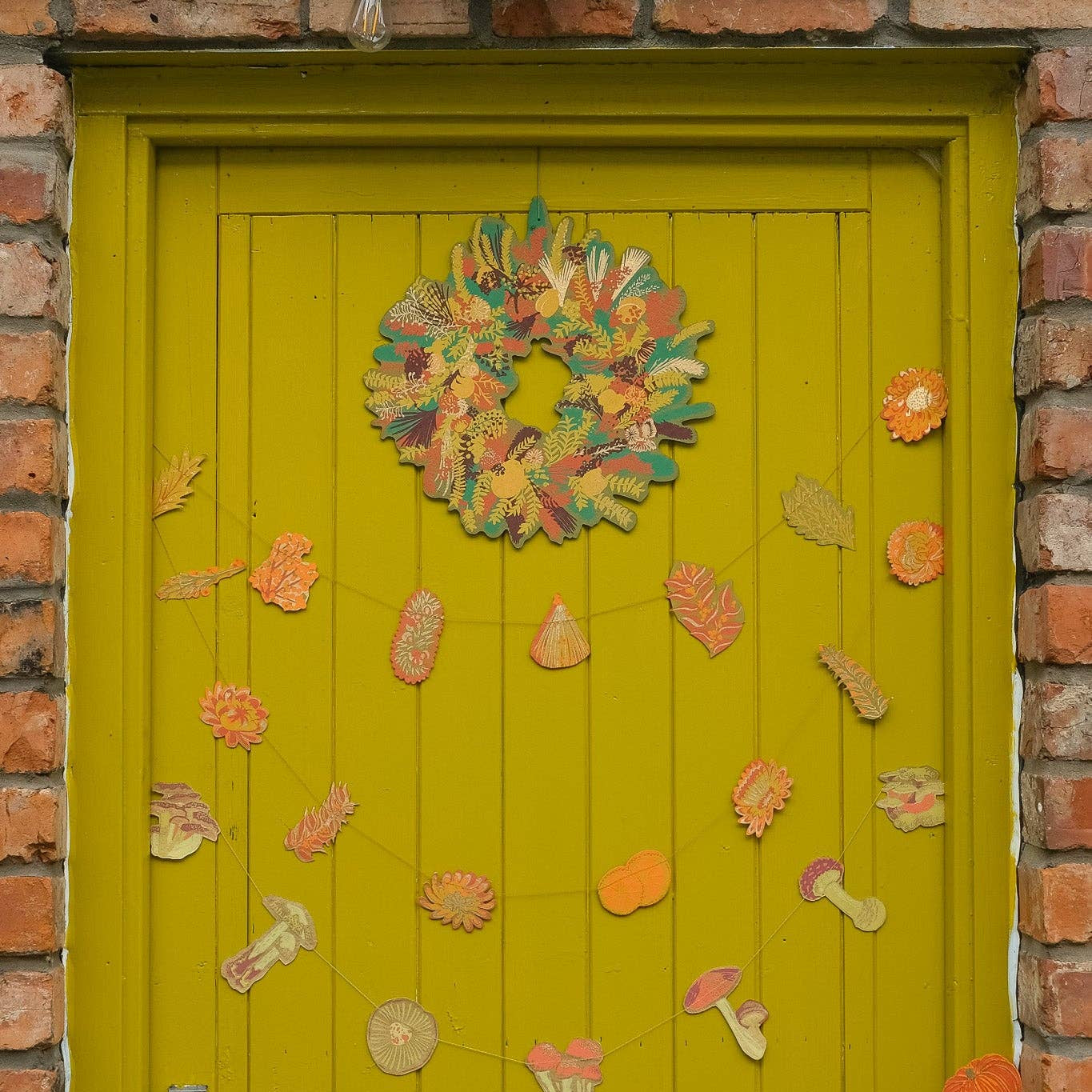 Autumn Blooms Garland