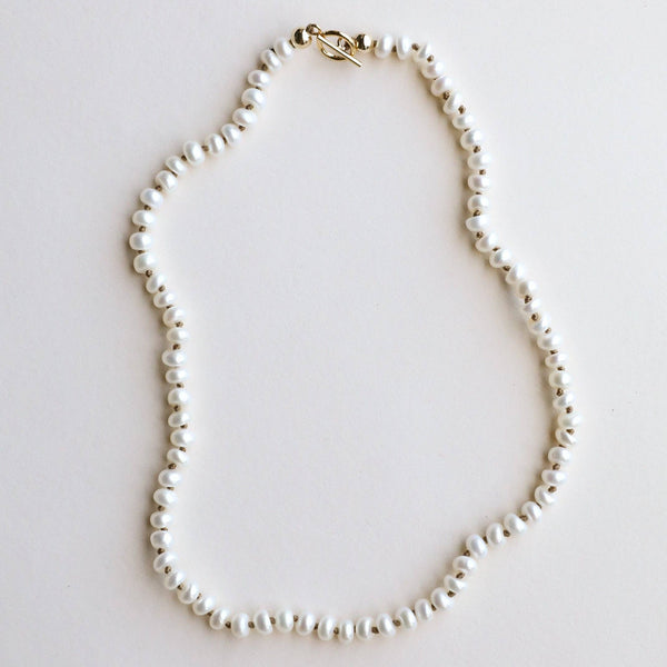 Dainty Natural Pearl Necklace