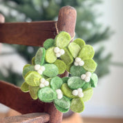 Mini Mistletoe Wreath Ornament