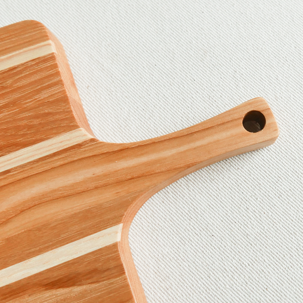 Wooden Striped Cutting Board