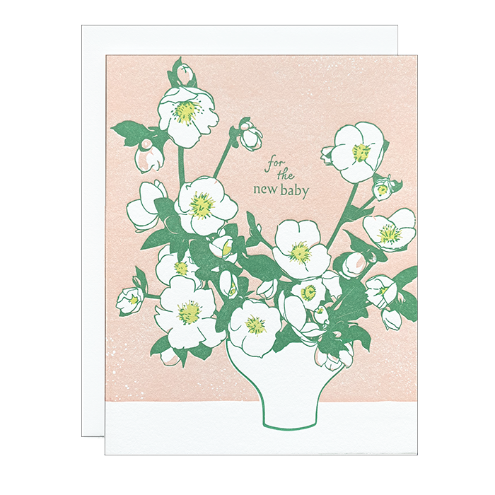 Blossoms Baby Card