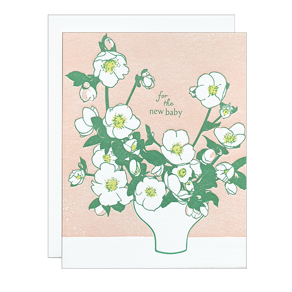 Blossoms Baby Card